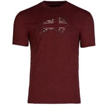T-shirt Raging Bull Homme Slash Logo Bordeaux-Clair