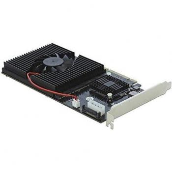 DeLOCK PCIe x8/x16 Karte für 4 x interne NVMe M.2 Key M