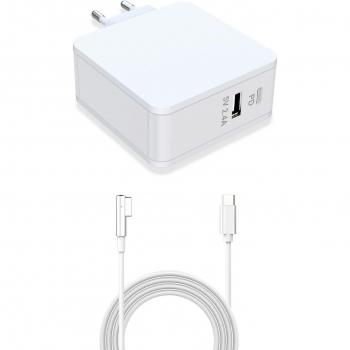 Adaptador AC/USB-C CoreParts – 60 W, Color Blanco