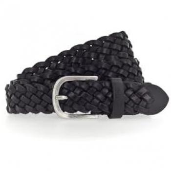 Ceinture en cuir noir femme 100