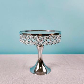 Round Metal Cake and Cupcake Display Stand