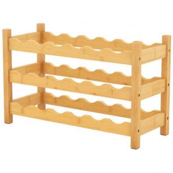 COSTWAY Weinständer für 18 Flaschen