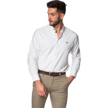 Camisa Regular Liso Blanco Spagnolo