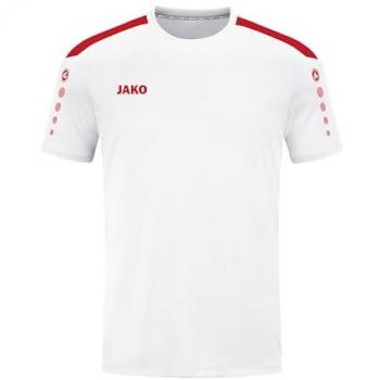 Jako Kurzarm-Trikots Kinder Power Weiß/Rot 152