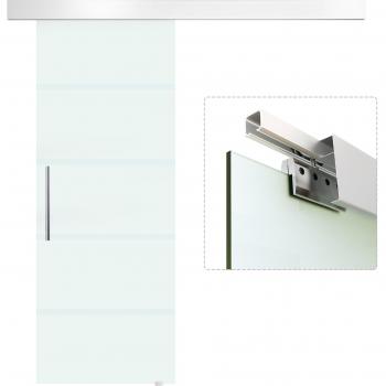 Puerta Corredera de Vidrio Homcom 213x200 cm