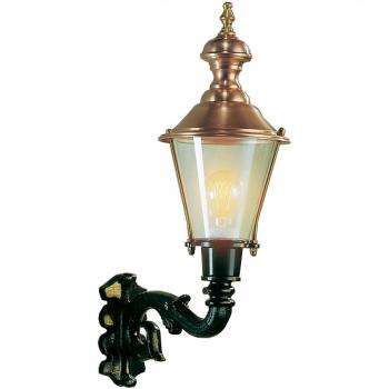 K.S. Verlichting Außenwandleuchte Hoorn, grün, Fassung oben