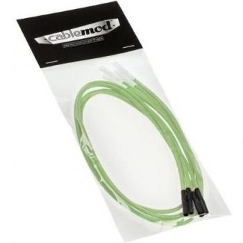 CableMod CM-MSW-16LG-4-R Light Green Sleeved Cable 40cm