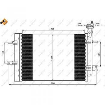 NRF 350034 Condenseur, climatisation