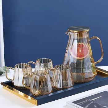 Glass Teapot and Cold Kettle Set
