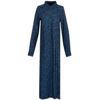 Women's Regatta Blue Birdy Winter Dress by Orla Kiely, Size 14
