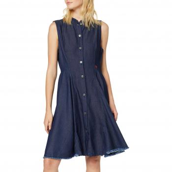 G-STAR RAW Bristum Slim Flare Fringe Robe, Bleu