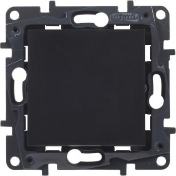 Conmutador empotrado 10AX Niloé Step (Antracita)