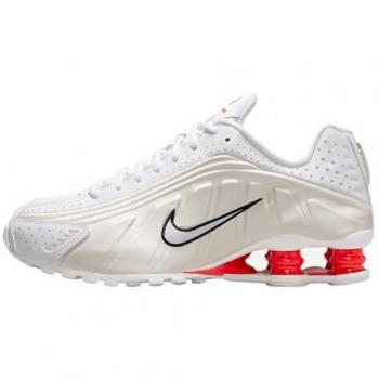 Nike Shox R4 Zapatilla Blanca Mujer 42