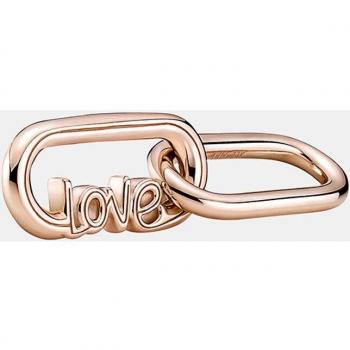 Pandora ME Love Script Charm 14K Rose Gold Plated