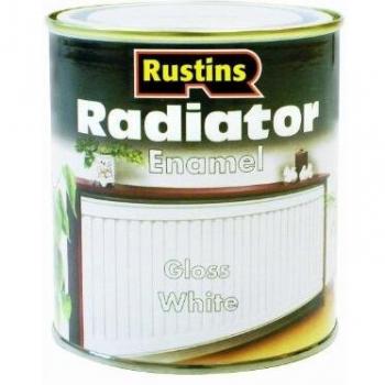 Rustins White Gloss Radiator Enamel 500ml