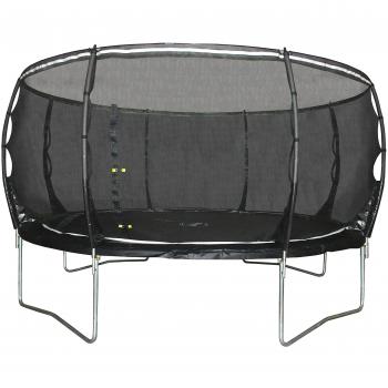 Plum 14ft Magnitude Springsafe Trampoline (14 Ft, Black)