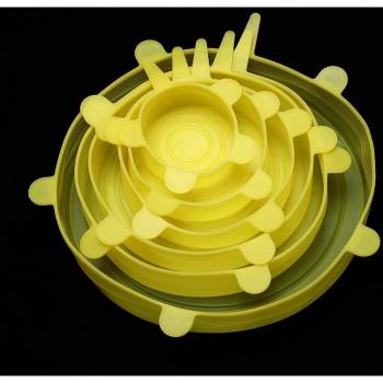 Couvercle Rectangulaire Réutilisable en Silicone pour la Cuisine