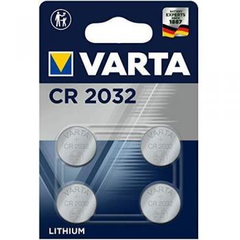 Batteries CR2032 au lithium (x4)