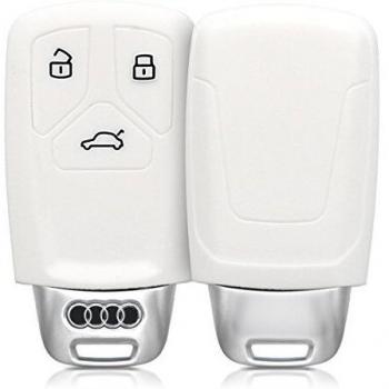 Kwmobile White Silicone Cover for Audi Smart Key