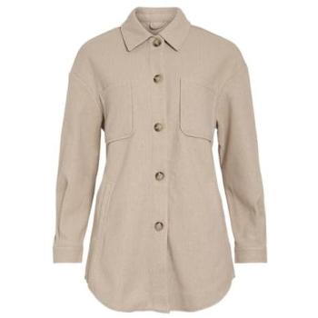 Overshirt Kimmi Natural Melange XL – Vila Camicia <|constrain|>​/​XL