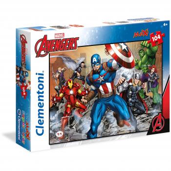 Supercolor Avengers Cap America 104‑Pezzi Puzzle