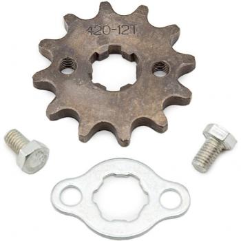 420# Motor Kettenrad 10T-19T mit Halteplatte 17mm