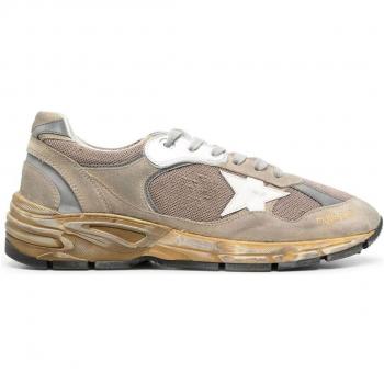 Golden Goose Men’s Dad‑Star Sneaker, Grey, EU 39