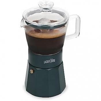 Green, 6 Cup, Glass Espresso Maker, La Cafetiere, Verona
