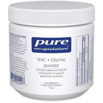 Pure Encapsulations Poudre de NAC et Glycine 159g