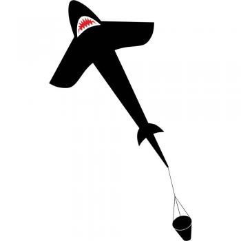 Shark Kite da 5 anni Ecoline 1500 mm di larghezza