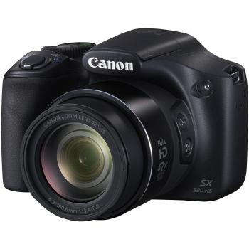 Canon PowerShot SX520 HS – Appareil photo numérique 16 MP, zoom optique 42×, résolution Full HD, noir