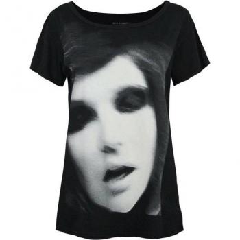 Blood Is The New Black – Valentinstag Shirt (S-M) – Schwarz – Damenmodell