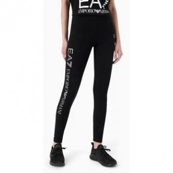 Mallas EA7 Shiny negras para mujer