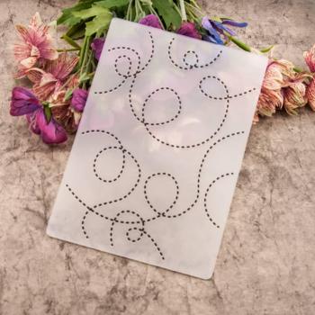 KLJUYP Curve Plastic Embossing Folders for DIY Projects