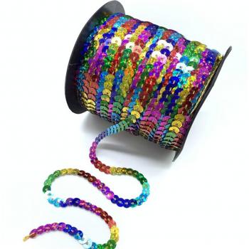 Mixed Color 6mm Shiny Sequins