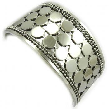Brazalete de Acero Inoxidable 'Coreografía' Plata