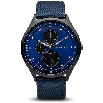 Montre Bering Titane 11741-827 Cadran Bleu Bracelet Titane