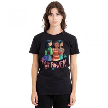 Moana Mulan Jasmine Female Empowerment Tee – Black