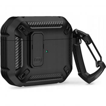 Porta Cuffie UltraShield per AirPods Pro 1/2 Nero