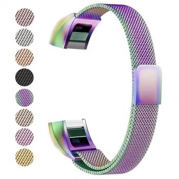 Silver Milanese Stainless Steel Band for Fitbit Alta HR and Alta