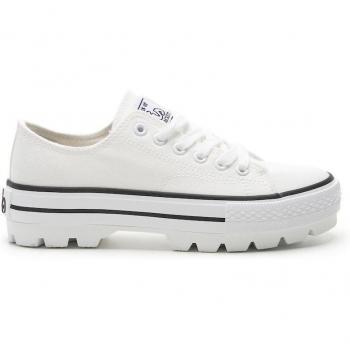 Zapatillas de lona blancas Lois Jeans para mujer