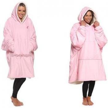Sudadera Oversized de Franela para Maternidad