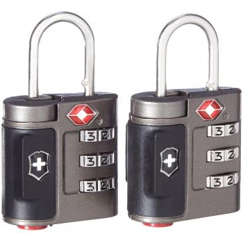 Victorinox Travel Sentry Approved Luggage Lock Set, grau (grau)