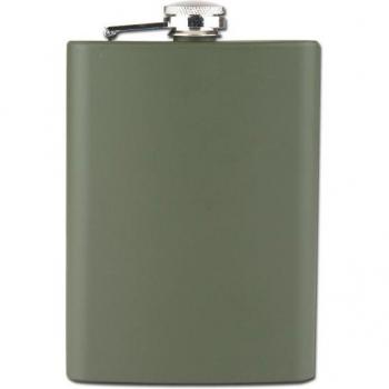 Aluminium Taschenflasche Oliv 220 ml