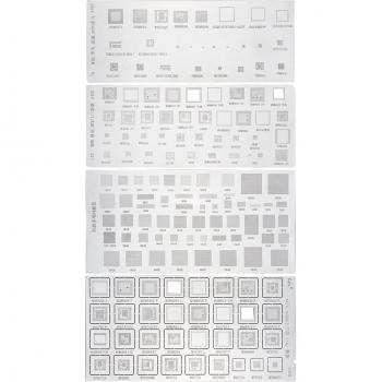 4PCS BGA Stencil for MTK MSM Samsung Huawei Xiaomi iPad CPU RAM PM Power IC Reballing