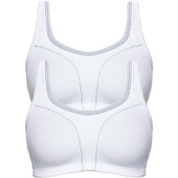 Susa 2er Pack Sport-BHs Move high in Weiß und Grau