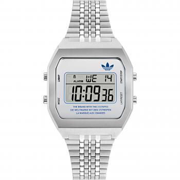 Adidas Originals Quarzuhr DIGITAL TWO, unisex, mit Edelstahlarmband
