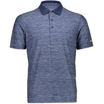 Cmp F.LLI Campagnolo Herren Poloshirt, elastisch, Dry Function, Blau Pluto Melange, 58