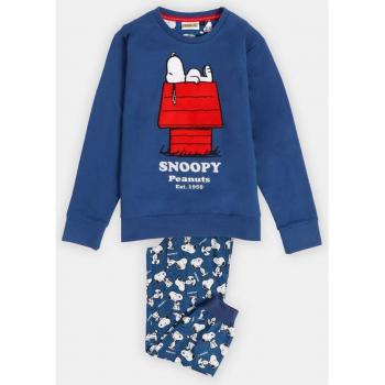 Pijama Premium Peanuts Snoopy Manga Larga Home para Niño