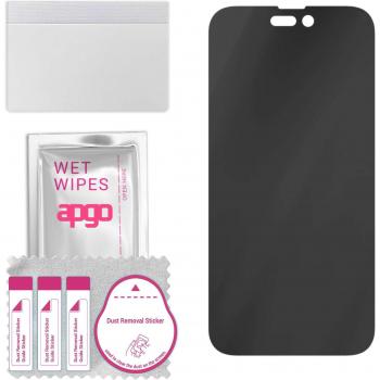 Apgo Privacy Matte Nano Schutzglas für Apple iPhone 14 Pro, flexibles und kratzfestes Glas
